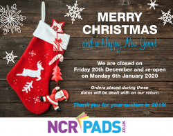 Christmas Closure Dates 2019